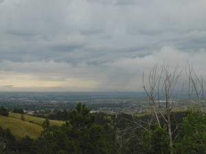 Dark Clouds Hover over Rapid City
