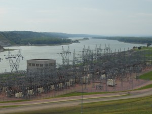 Power station Fort Randall Dam