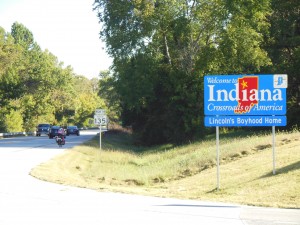 Entering Indiana