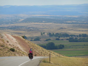 Cycling to meet the Bighorns in Wyoming