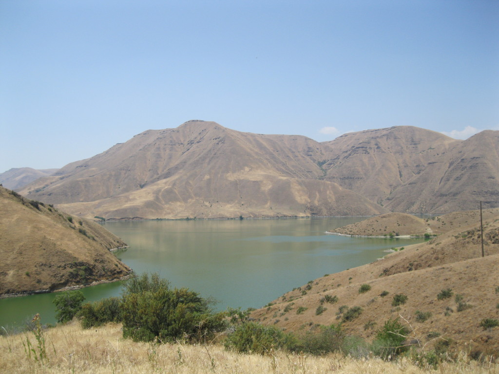Reservoir on Snake River in Idaho