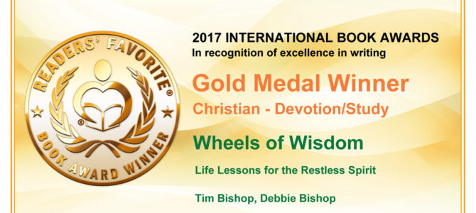 Wheels of Wisdom wins Readers’ Favorite Gold Medal